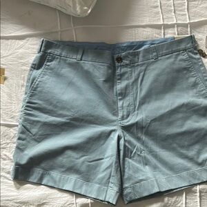 Brooks Brothers Blue Flat Front Shorts
